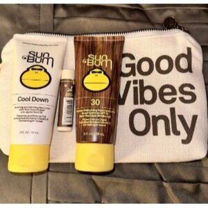 New Travel Sun Care Pack - Moisturizing Sunscreen, Lip Balm & Cool Down Lotion